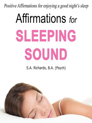 cover image of Affirmations for Sleeping Sound